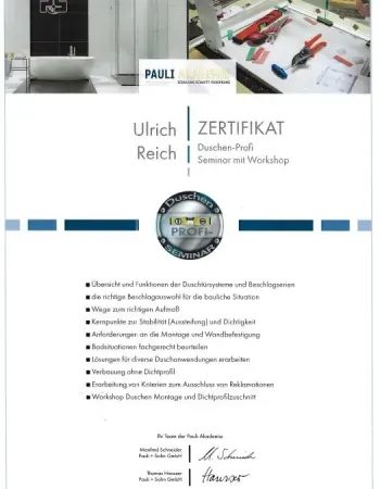 Bild: Seminar Duschen & Duschtürsysteme 07/2022 (Seminar Duschen & Duschtürsysteme 07/2022) 