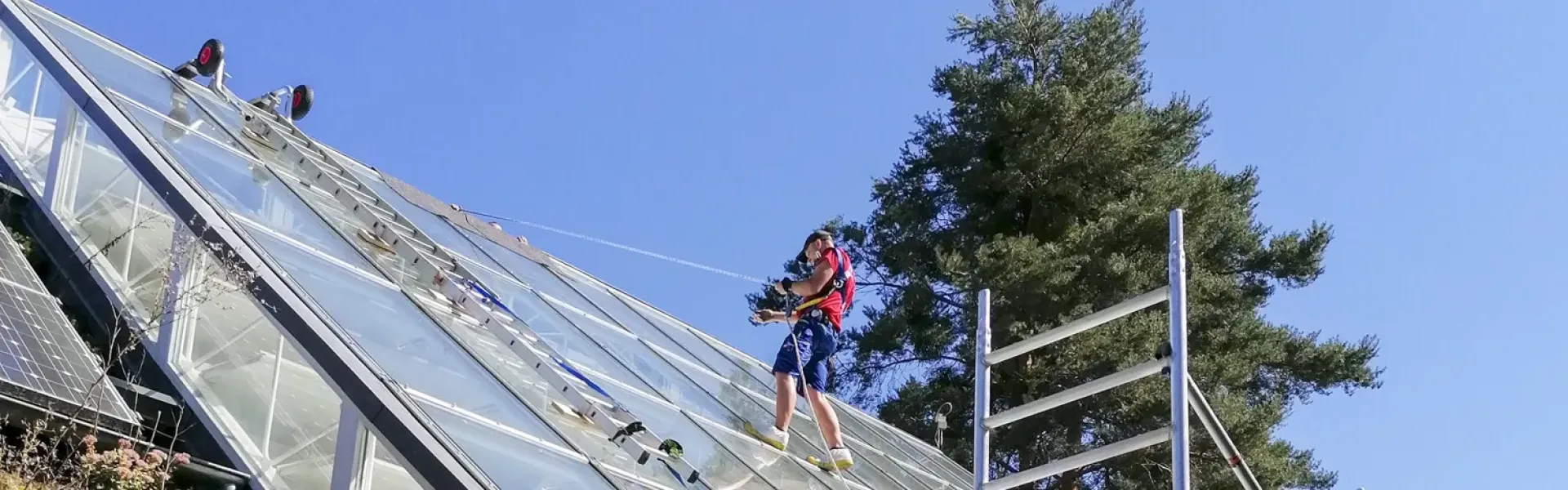 Glasdachsanierung (Glasdachsanierung - Fensterbau & Glaserei Reich Roth)